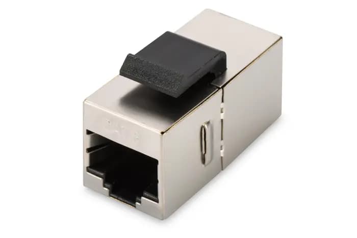 DN-93613-1 Digitus CAT. 6 Adaptör (Coupler), Zırhlı/Shielded,  Panel Tipi, RJ45 Dişi <-> RJ45 Dişi