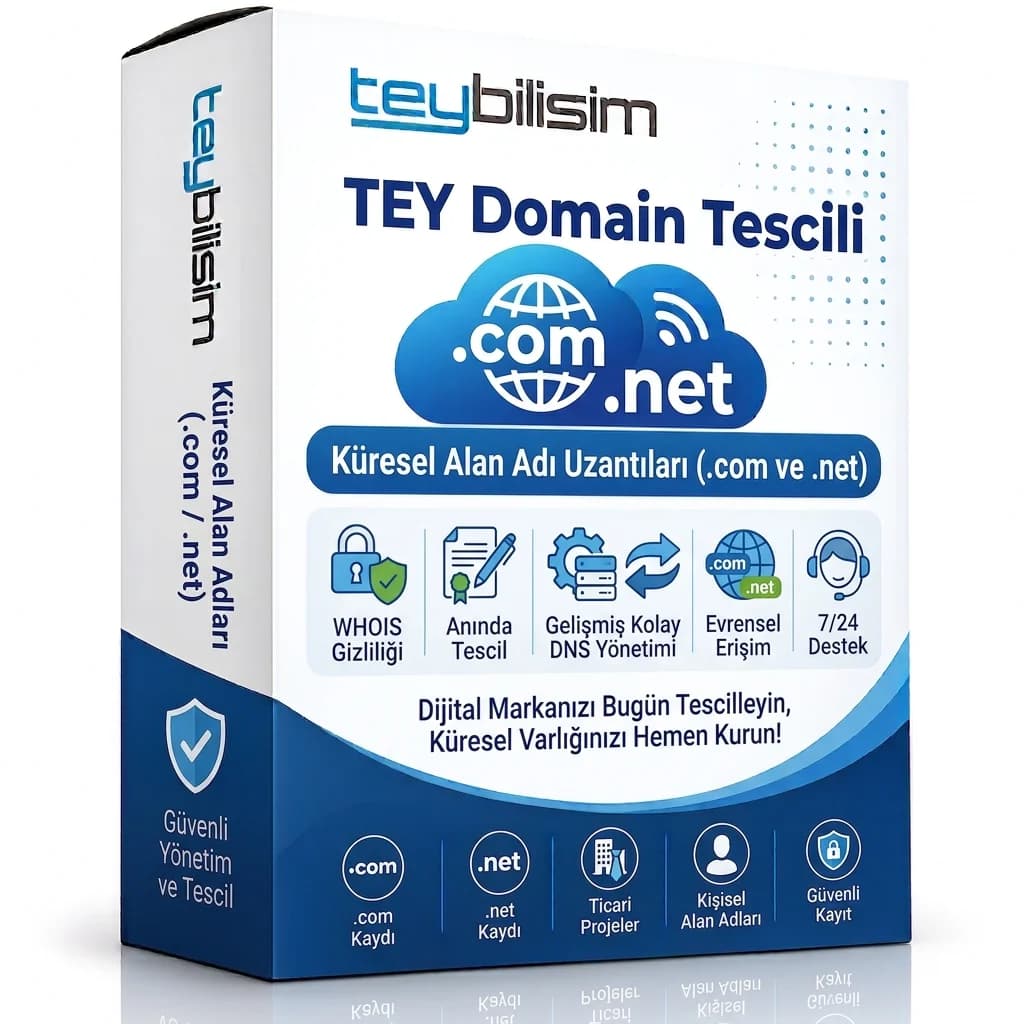 Alan Adı .com (1 yıl)