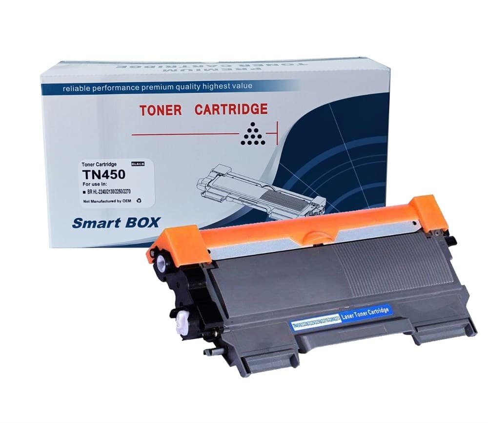 SmartBOX Brother Uyumlu TN450-TN-2260-TN-2280 Siyah Muadil Toner 2600 Sayfa