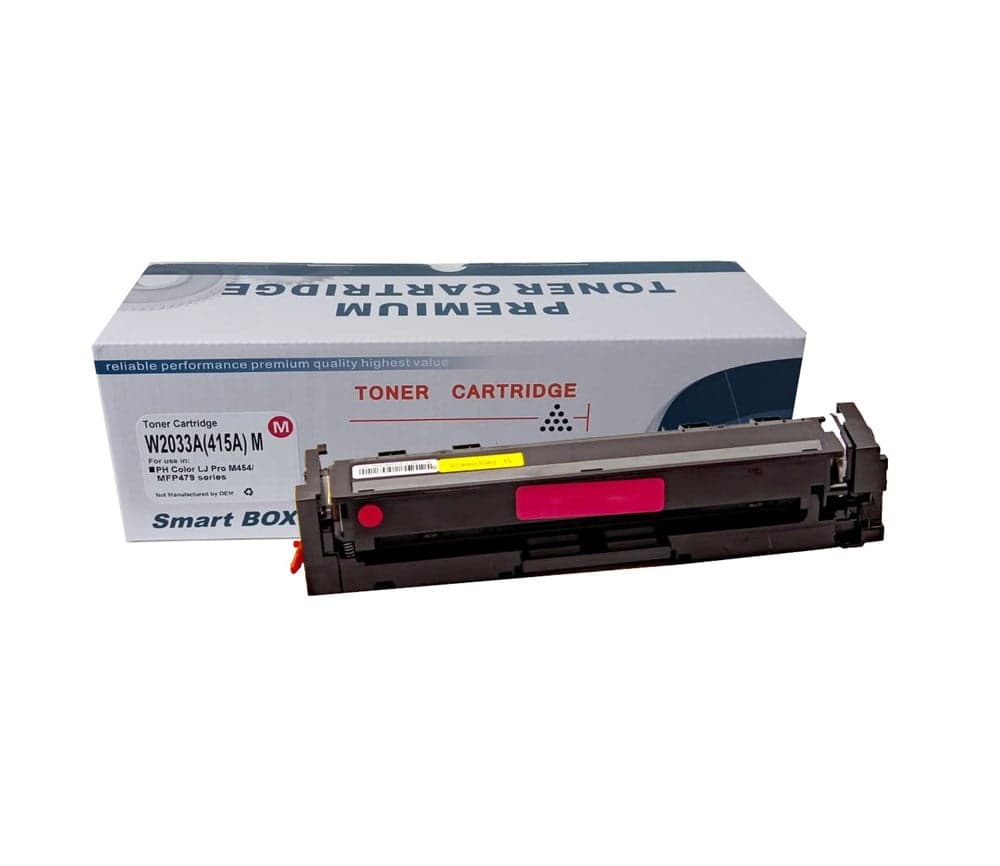 SmartBOX HP Uyumlu 415A-W2033A-M454-M479-CRG055-LBP-662-MF-741 Çipsiz Kırmızı Muadil Toner 2100 Sayfa
