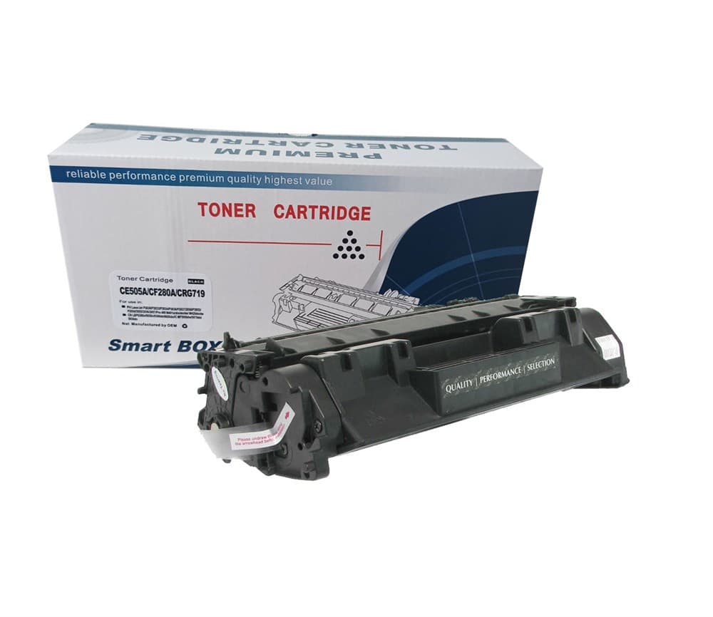 SmartBOX HP Uyumlu 05A-CE505A-CF280A-P2030-P2055-CRG-719 Siyah Muadil Toner 3000 Sayfa
