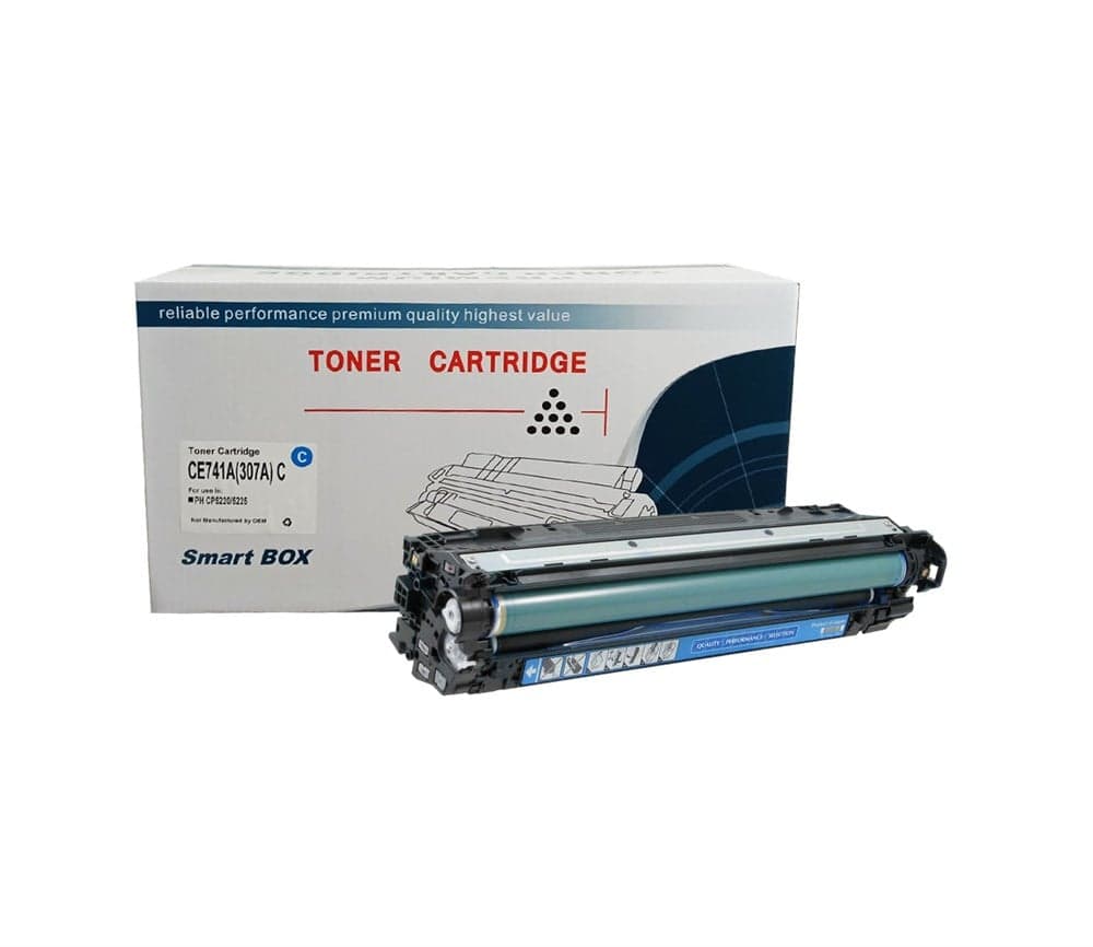 SmartBOX HP Uyumlu 307A-CE741A-CP5220-CP5225 Mavi Muadil Toner 7000 Sayfa