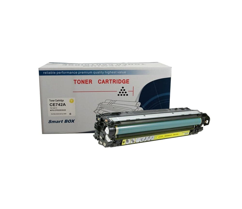 SmartBOX HP Uyumlu 307A-CE742A-CP5220-CP5225 Sarı Muadil Toner 7000 Sayfa