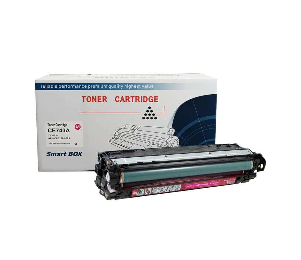 SmartBOX HP Uyumlu 307A-CE743A-CP5220-CP5225 Kırmızı Muadil Toner 6000 Baskı