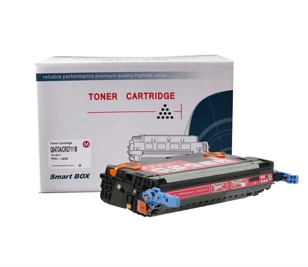 SmartBOX HP Uyumlu 502A-Q6473A-503A-Q7582A-CRG711 Kırmızı Muadil Toner 4000 Baskı