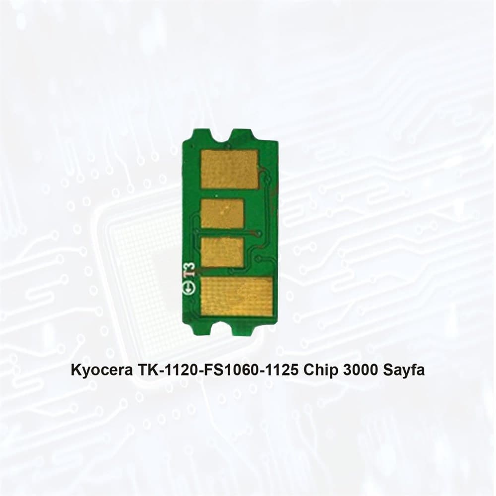 Kyocera Uyumlu TK-1120-FS1060-1125 3000 Baskı Çip