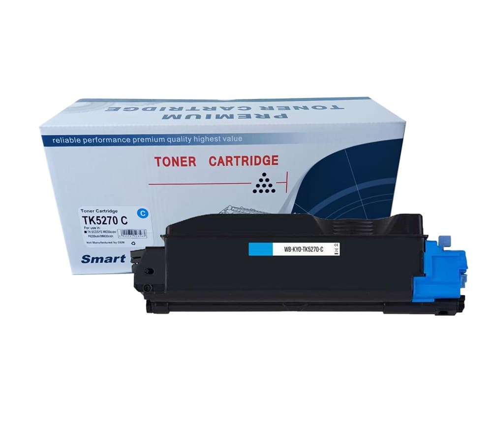 SmartBOX Kyocera Uyumlu TK-5270-M6230 Mavi Muadil Toner 6000 Sayfa