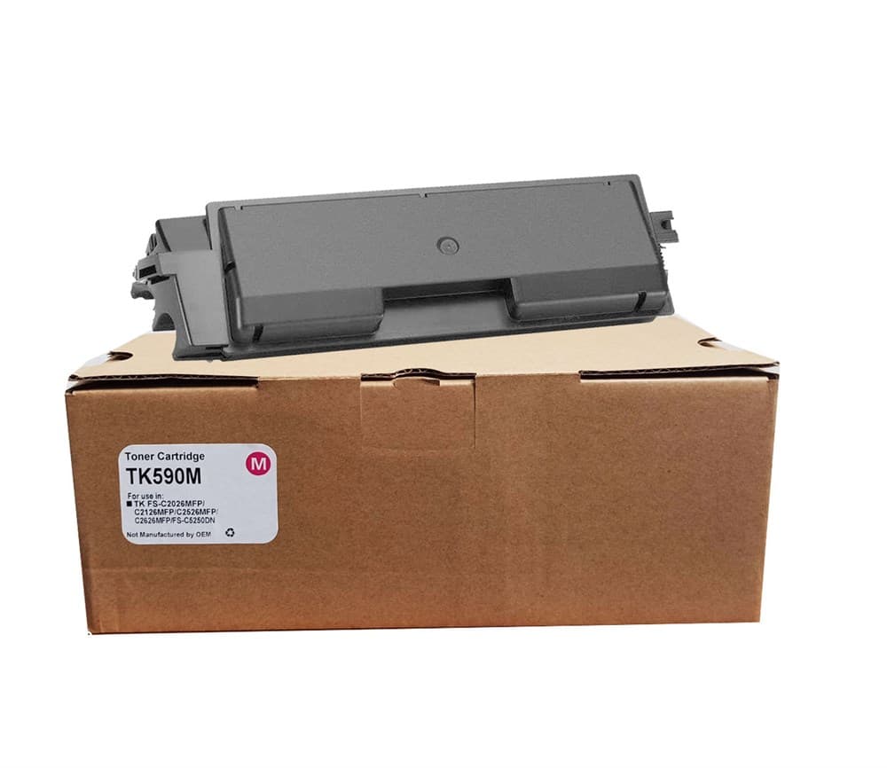 SmartBOX Kyocera Uyumlu TK590-TK591-TK592-TK594-C2026-C2126M-C5250 Kırmızı Muadil Toner 5000 Sayfa