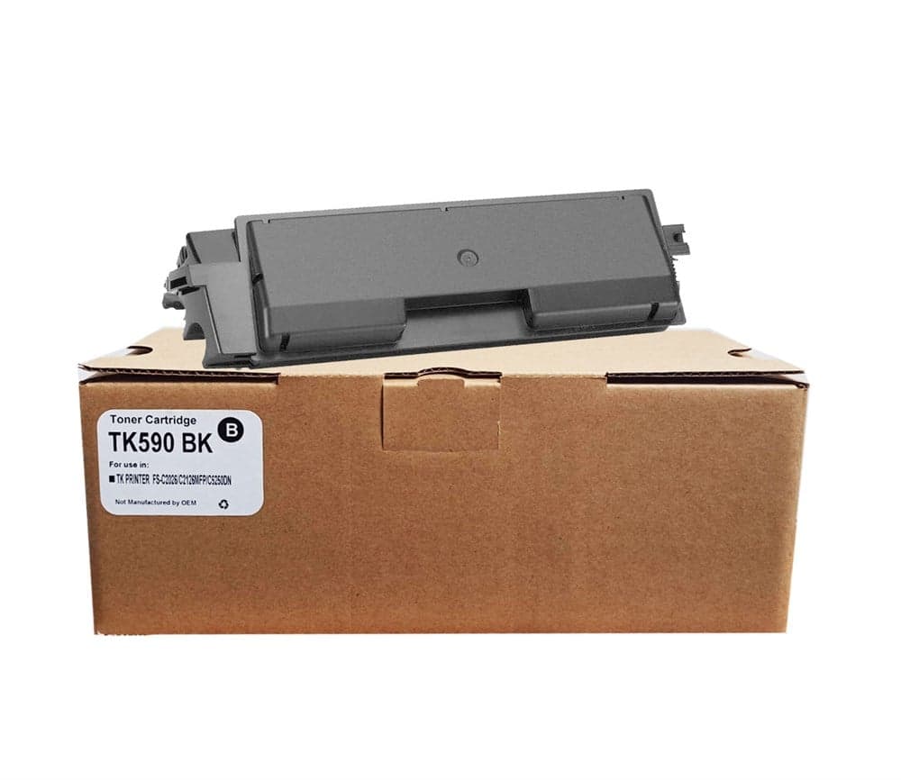 SmartBOX Kyocera Uyumlu TK-590-591-592-594-C2026-C2126-C5250 Siyah Muadil Toner 7000 Sayfa