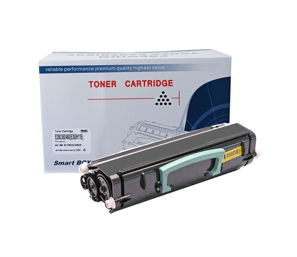 SmartBOX Lexmark Uyumlu E260-E360-E460-E360H11E Siyah Muadil Toner 9000 Sayfa