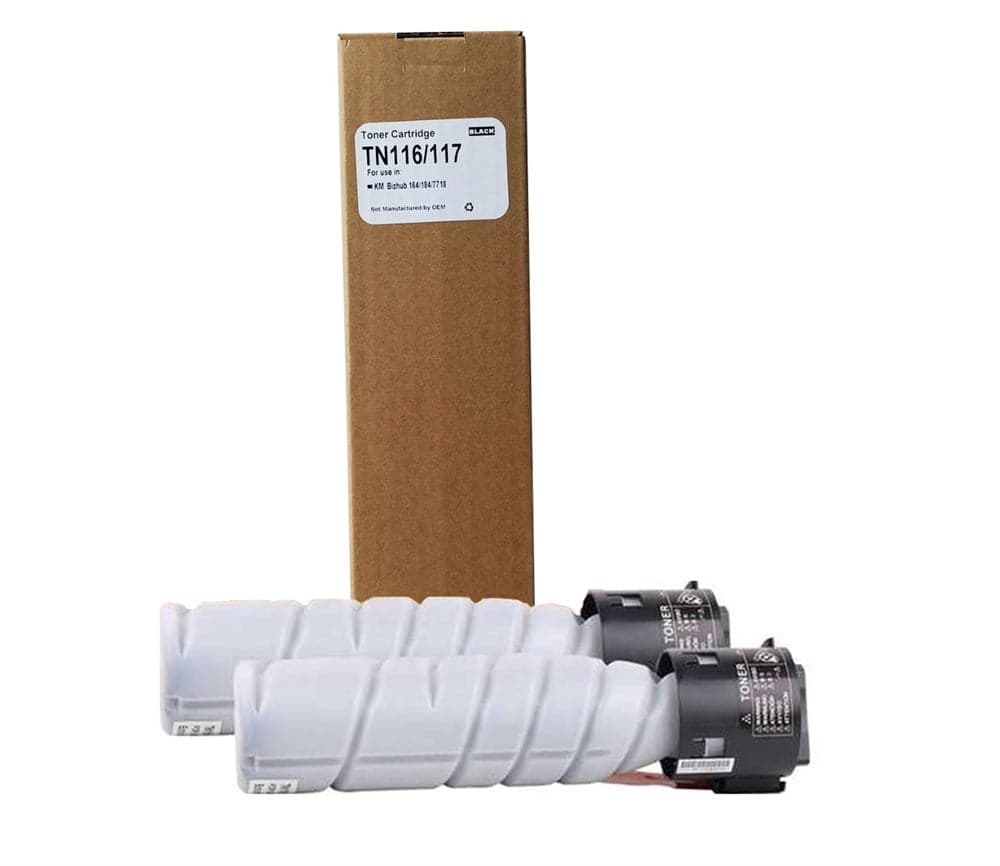 SmartBOX Konica Minolta Uyumlu TN116-TN117-Bizhub 164-184-7718-A1UC050 Siyah Muadil Toner 5000 Sayfa