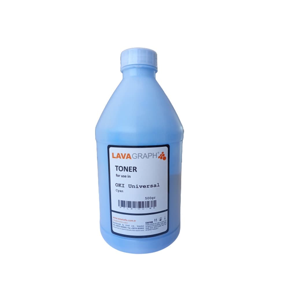 OKI Uyumlu Color Universal 500GR Cyan Dolum Tozu