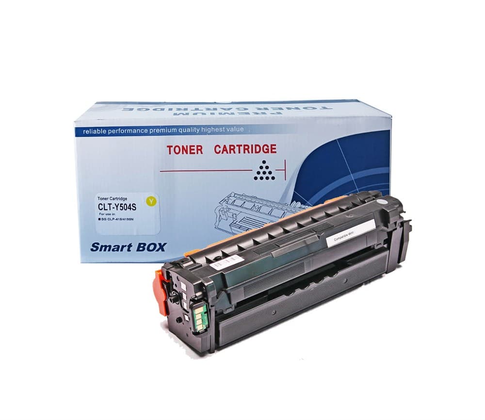 SmartBOX Samsung Uyumlu CLT-Y504S-CLP-415 Sarı Muadil Toner 1800 Sayfa