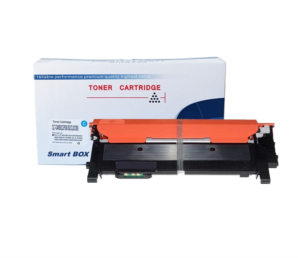 SmartBOX Samsung Uyumlu CLP-360-CLT-C406S-ST988A Mavi Muadil Toner 1000 Sayfa
