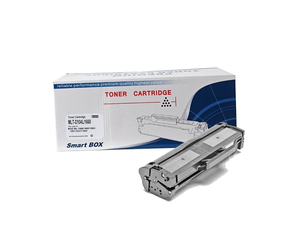SmartBOX Samsung Uyumlu MLT-D104S-ML-1666 Siyah Muadil Toner 1500 Sayfa