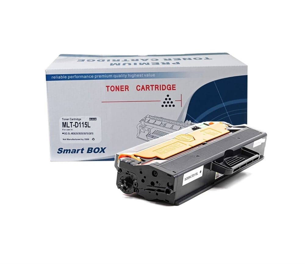 SmartBOX Samsung Uyumlu MLT-D115L-M2620-M2820 Siyah Muadil Toner 3000 Sayfa