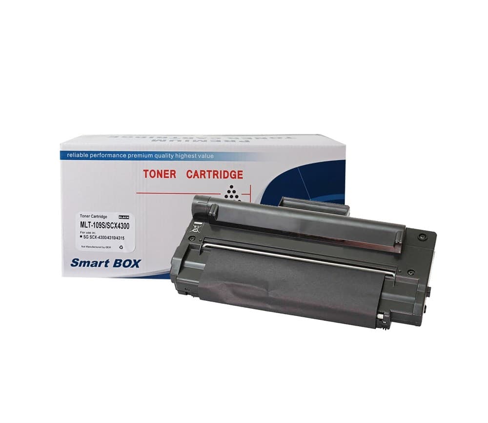 SmartBOX Samsung Uyumlu MLT-D109S-SCX-4300 Siyah Muadil Toner 3000 Sayfa