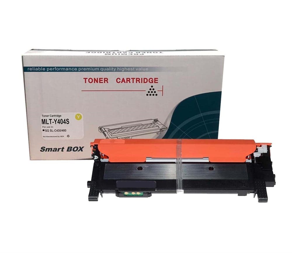 SmartBOX Samsung Uyumlu CLT-Y404S-C430-C480-SU466A Sarı Muadil Toner 1000 Sayfa