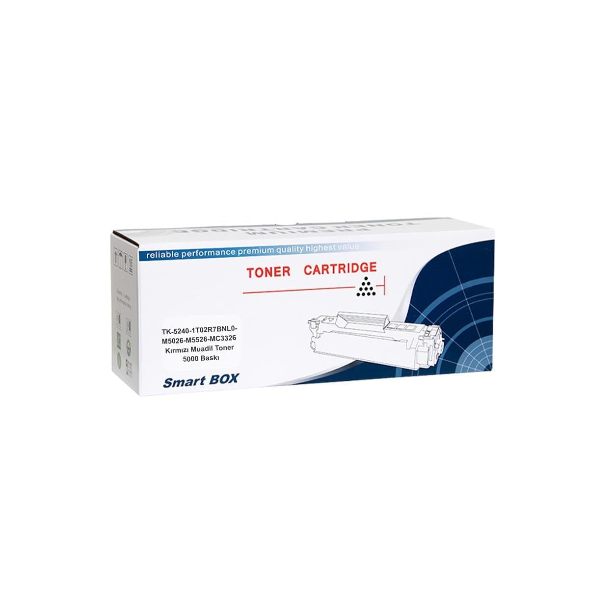 SmartBOX Kyocera Uyumlu TK-5240-1T02R7BNL0-M5026-M5526-MC3326 Kırmızı Muadil Toner 5000 Baskı