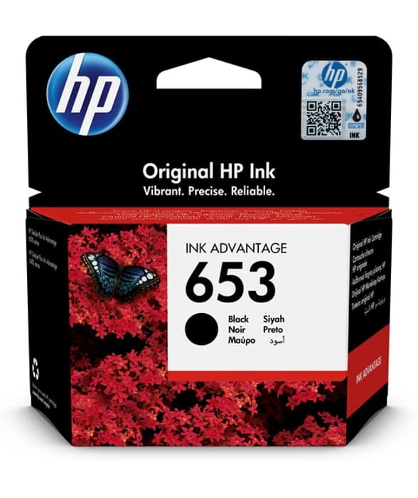 3Ym75Ae - Hp 3Ym75Ae Black Mürekkep Kartuş (653)
