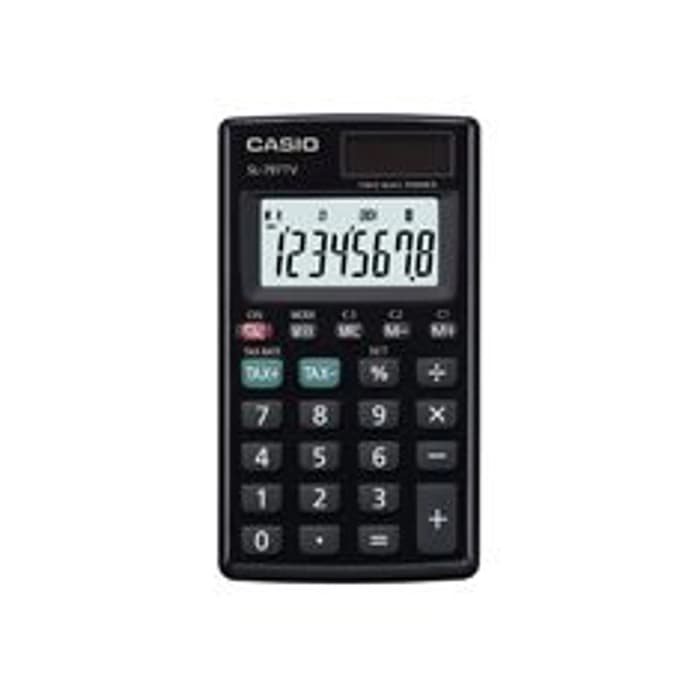 Casio SL-797TV-BK CEP TİPİ HESAP MAKİNESİ