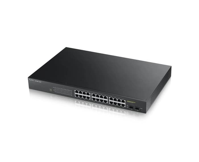 ZyXEL 24port 170w FULL PoE GS1900-24HP GIGABIT 2X SFP Yönetilebilir Switch RackMount