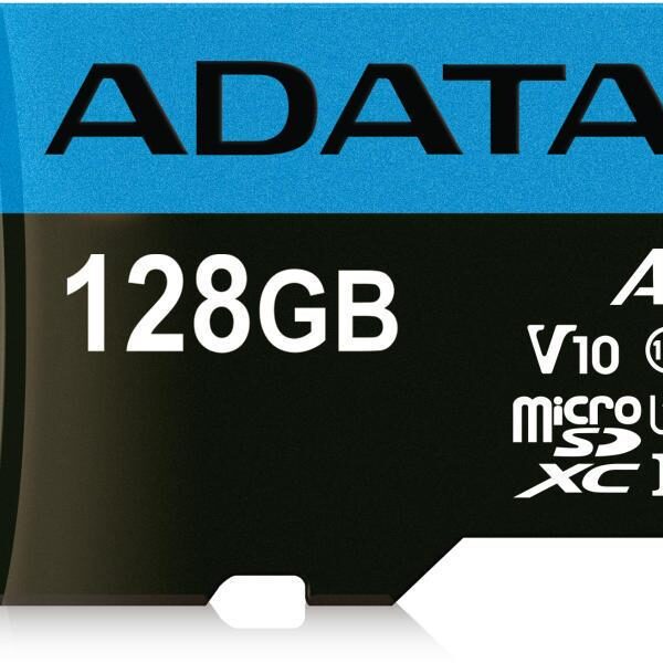 Adata 128GB MicroSD Kart 100/25MB/s Class10-AUSDX128GUICL10A1-RA1