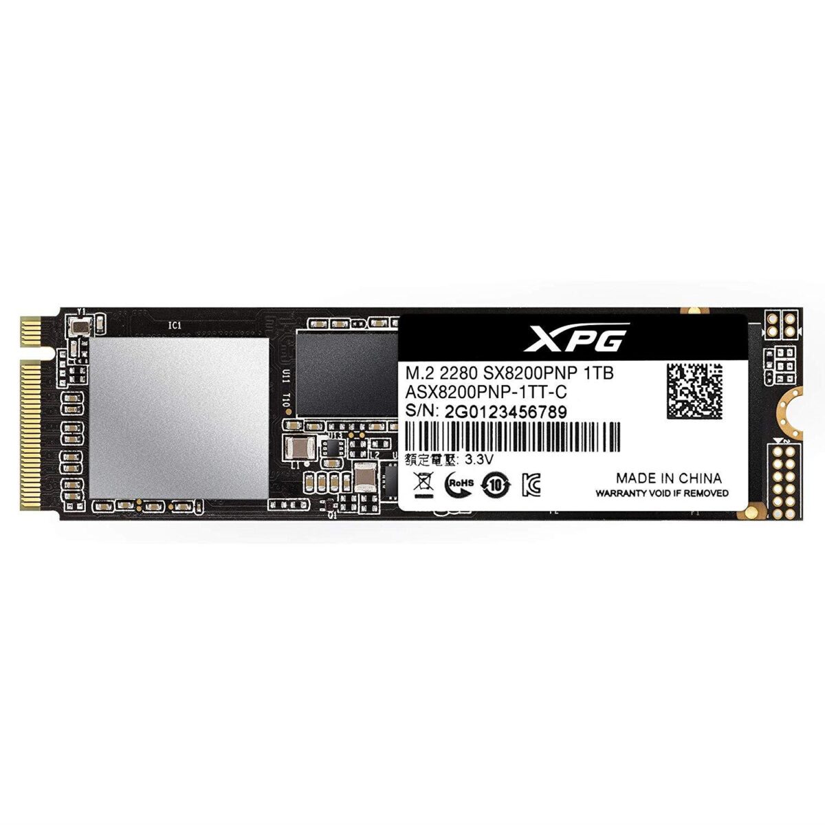 Adata xpg 1Tb SX8200 Pro 3500/3000Mb M.2 PCIe Ssd-ASX8200PNP-1TT-C - Görsel 1