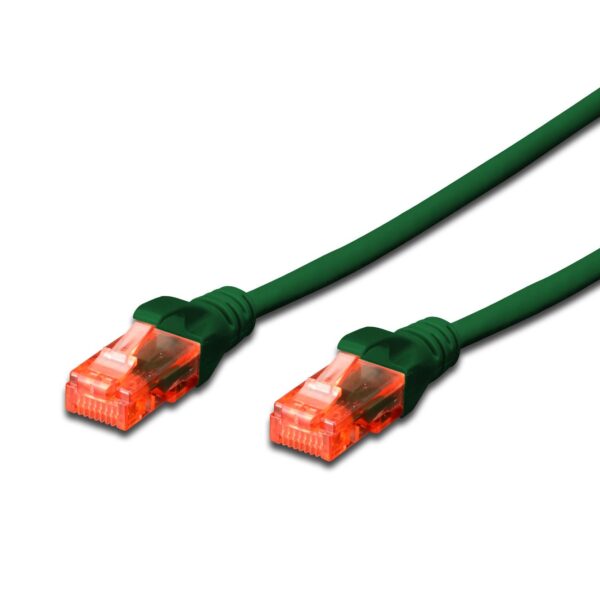 Assmann Dk-1617-050/G Digitus Patch Kablo, U-Utp, Cat. 6, 5 Metre, Awg 26/7, Cu, Lszh, Yeşil Renk