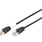 Assmann DK-1644-020/BL-OD Cat 6 S-Ftp Dış Mekan Patch Kablosu, Cu, Pe Awg 27/7, Siyah Renk, 2 Metre