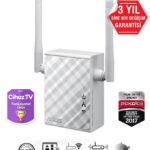 ASUS RP-N12 300mbps N300 2.4GHZ Mesafe Genişletici EV Ofis Tipi 2x 2dbi sabit anten