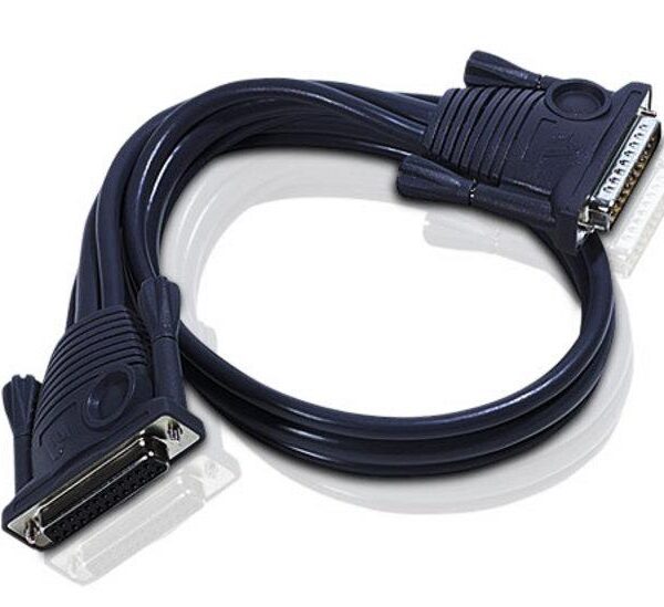 ATEN-2L-1715 ATEN KVM (Keyboard/Video Monitor/Mouse) Switch’ler İçin Kaskad Bağlantı Kablosu, 15 metre, D-SUB 25 erkek <-> dişi