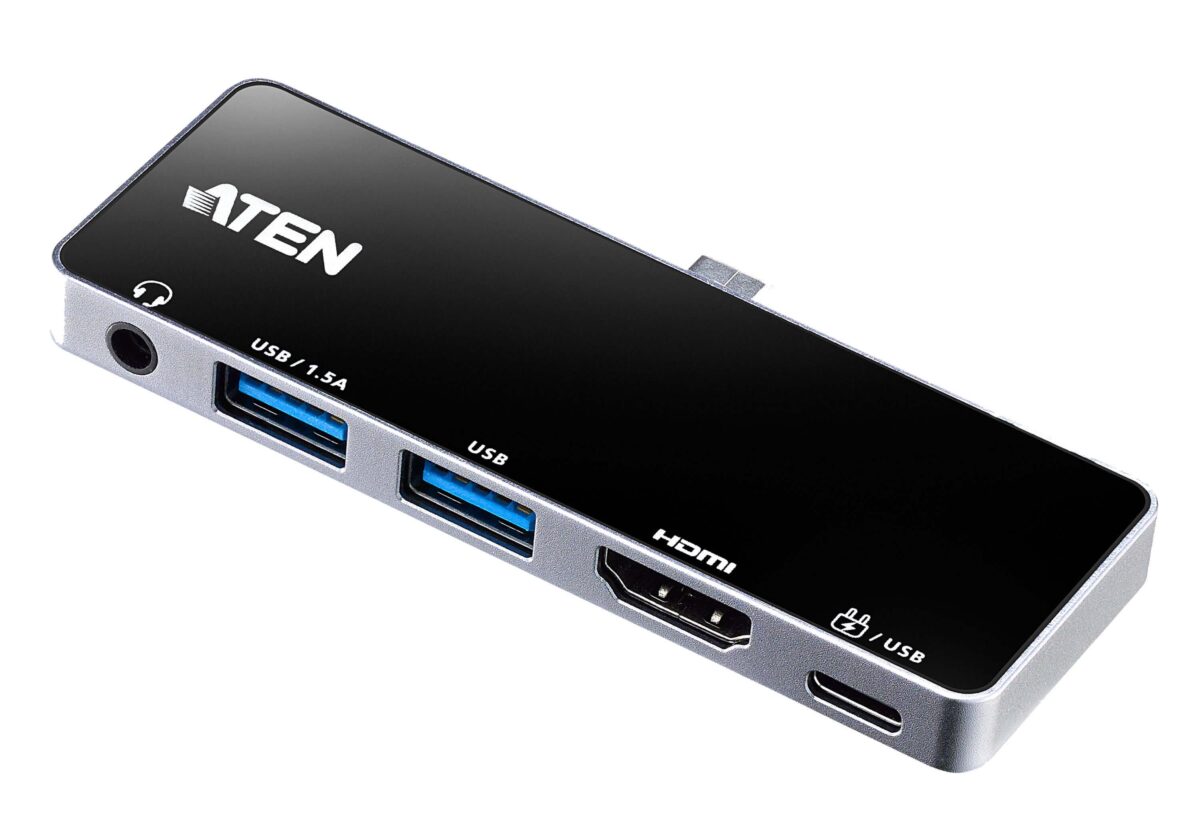 Aten-UH3238 Usb-C Travel Dock With Power Pass-Through - Görsel 1