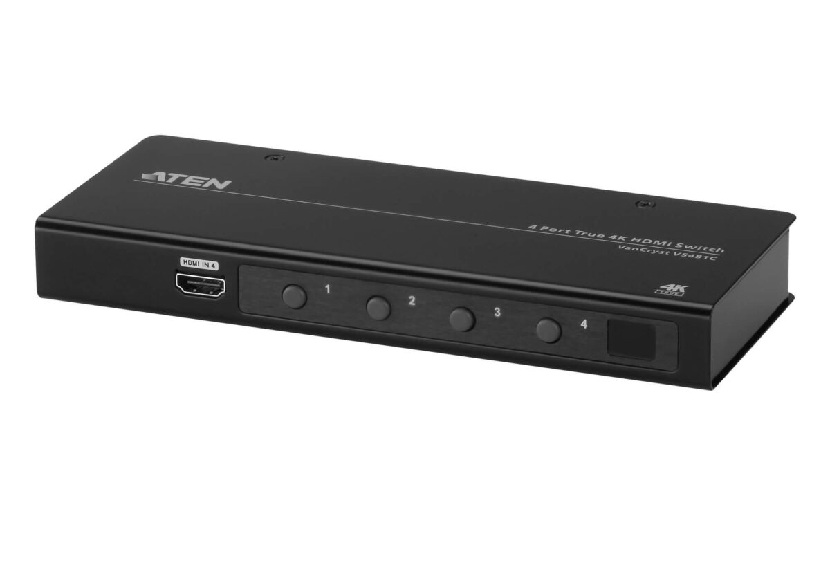 ATEN-VS481C 4-Port True 4K (4K x 2K) Hdmi Switch - Görsel 1