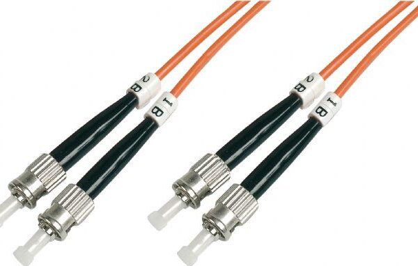 BC-FO-5STST-01 Beek ST-ST Fiber Optik Patch Kablo, 1 metre, Multimode, Duplex, 50/125, OM2, LSZH