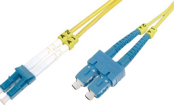 BC-FO-9LCSC-02 Beek Fiber Optik Patch Kablo, SM OS2 9u, LC-SC/PC, 2 metre, 3.0mm Duplex, LSZH