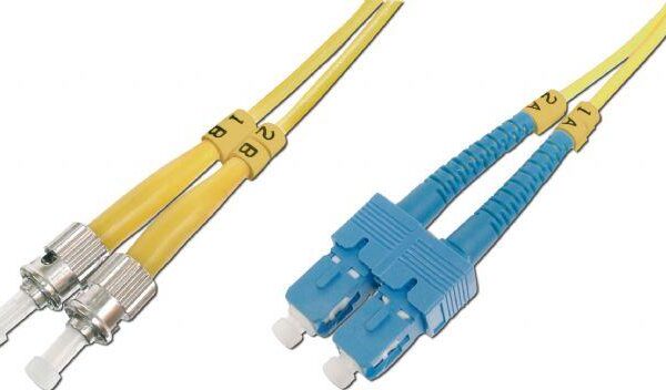 BC-FO-9STSC-01 Beek ST-SC Fiber Optik Patch Kablo, 1 metre, Singlemode, 3.0mm, Duplex, 9/125, OS2, LSZH