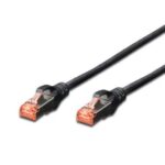 BC-S6010BL Beek CAT 6 SFTP/PIMF (Pairs in metal foil) Patch Kablosu, 1 metre, LSOH, AWG 26, Siyah Renk