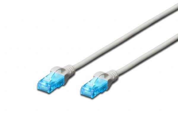BC-U5010 Beek CAT. 5E Patch Kablo, U/UTP, 1 metre, AWG 26, Gri Renk