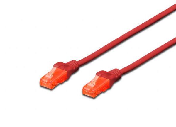 BC-U6050R Beek CAT. 6 Patch Kablo, U/UTP, 5 metre, AWG 26, Kırmızı Renk