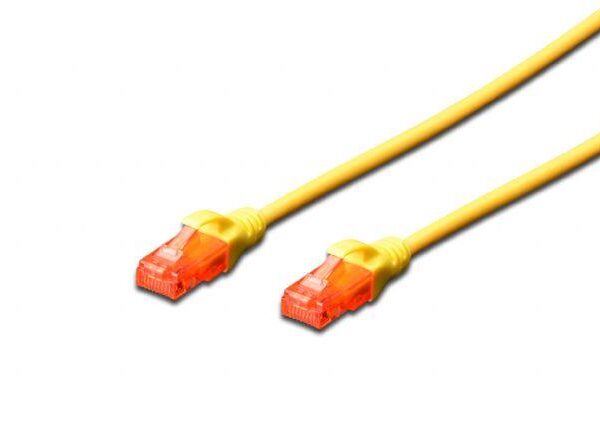 BC-U6100Y Beek CAT. 6 Patch Kablo, U/UTP, 10 metre, AWG 26, Sarı Renk