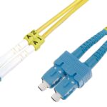 Beek BC-FO-9LCSC-0.5 LC-SC Fiber Optik Patch Kablo 9/125 µ Singlemode 3.0mm Duplex OS2 LSZH 0.5 Metre