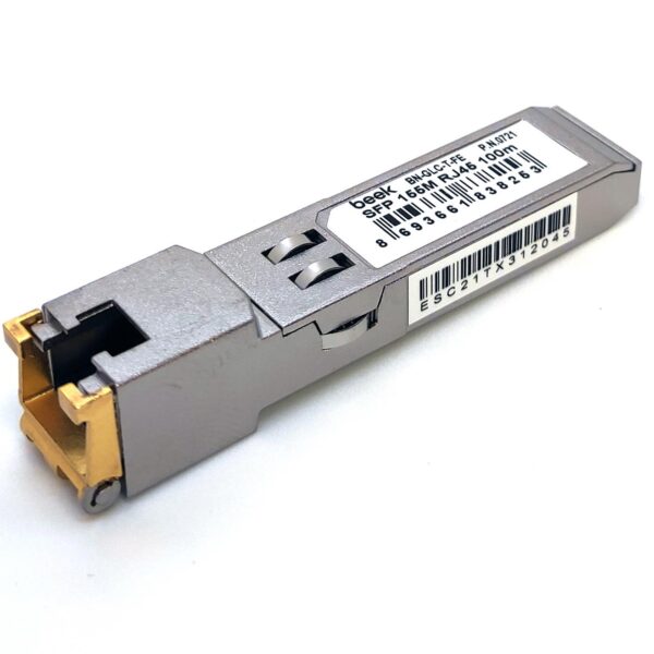 Beek Bn-Glc-T-Fe 100Base-T Rj45 100M Sfp Transceiver Cisco Extreme Nortel, Zte, Huawei, Alcatel, Zyxel, Netgear, Avaya, Juniper, Linksys, Enterasys Ürünleriyle Uyumlu