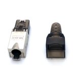 Beek Bn-Mp6A-Ft Cat6A Stp Sonlandırma Yuvası Siyah Renk Cat6A Stp Field Termination Plug With Black Colour