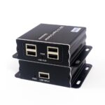 Beek BS-EXT-HD-60-Usb4 Cat 5 Usb 2.0 Sinyal Uzatma Cihazı Alıcı Ve Verici Birim 4 Port Usb 2.0 Hub 60 Metre Alüminyum