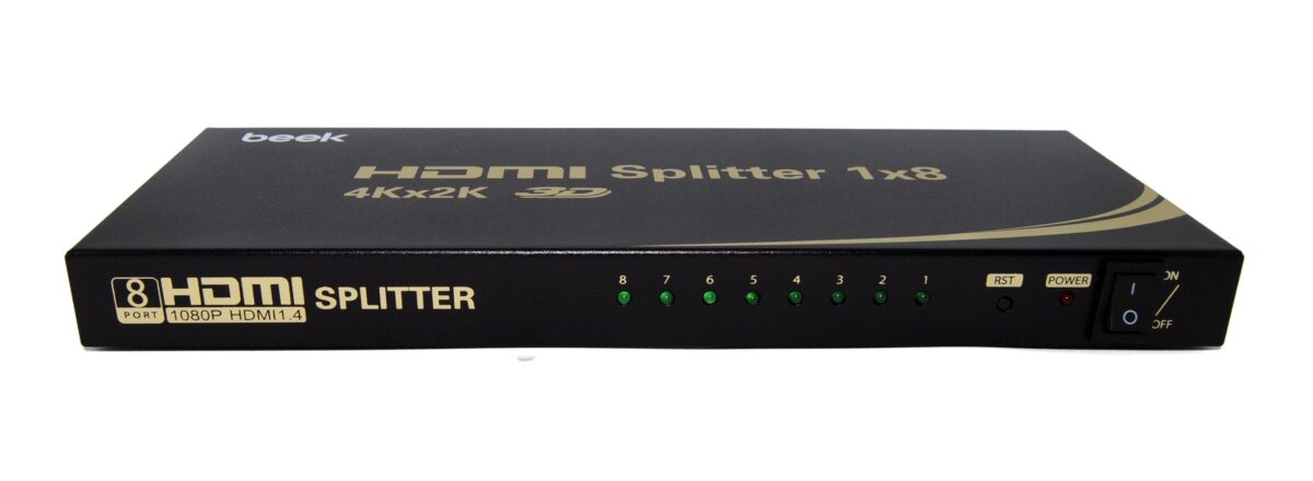 Beek Bs-Vsp-Ha08Uh-Lt 8 Port Hdmı Çoklayıcı Hdmı 1.4 1080P@60Hz 4K@30Hz - Görsel 1