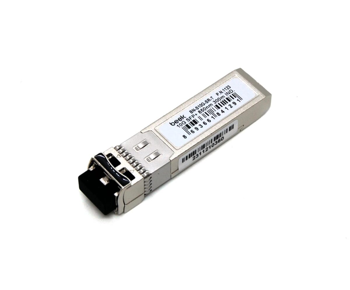 BN-S10G-SR-T Beek SFP+ 10Gbps Short Range LC/300 metre/850nm/Multi-Mode Cisco, Juniper, Alcatel uyumlu, endüstriyel tip<br> Beek 100 SFP+ 850nm 300m Industrial - Görsel 1