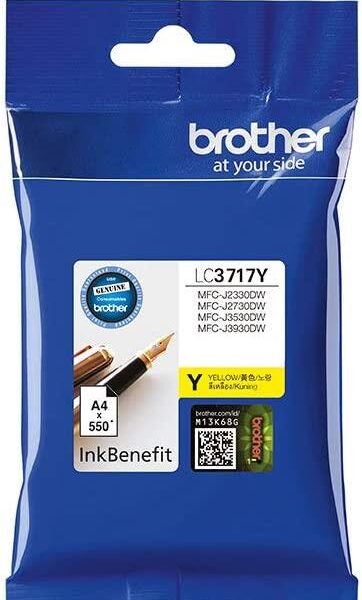 Brother 550 Sayfa Sarı Kartuş - Lc3717Y