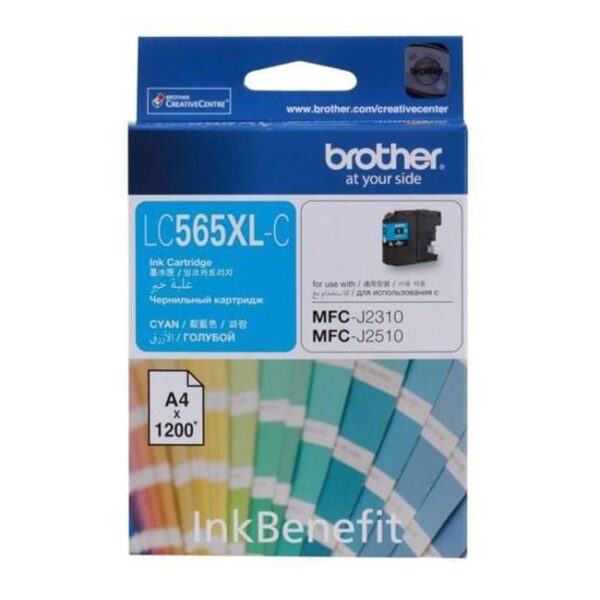 BROTHER LC565XLC Mavi Mürekkep Kartuş