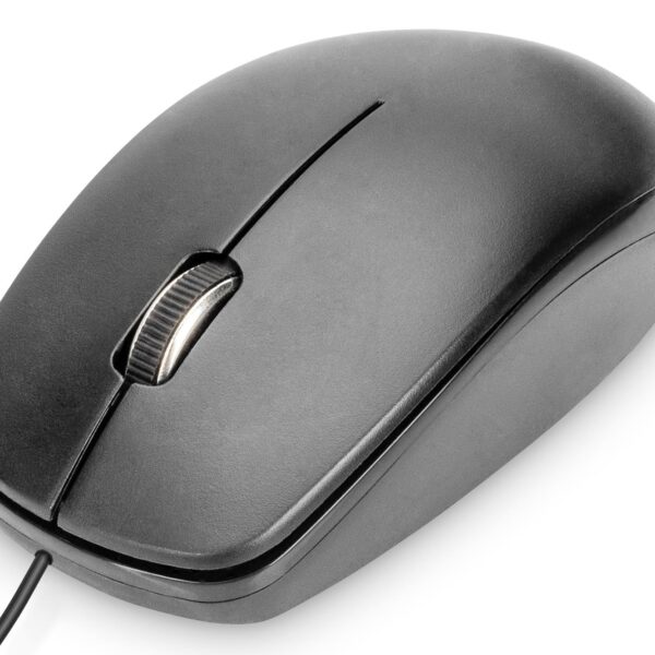 DA-20160 Digitus USB Mouse, Kablolu, 3 Düğmeli, 1200 dpi<br> Digitus USB Mouse with cable, 3 Buttons, 1200 dpi